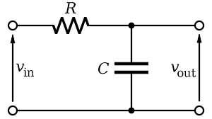 Image result for rc low pass filter formula